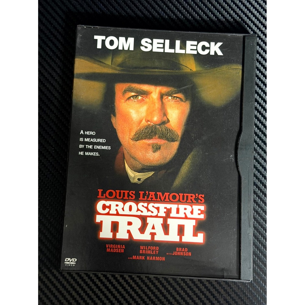 Warner Home Video DVD Tom Selleck Crossfire Trail Western Movie EUC